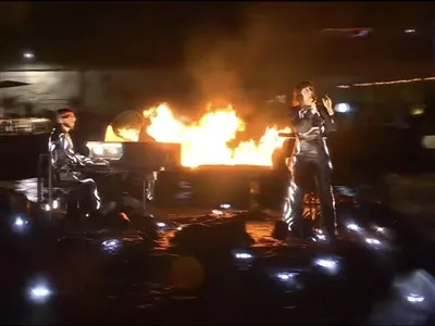 اشتعلت النيران في البيانو في أولمبياد باريس